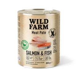 WILD FARM Pate / Salmon&Fish - Łosoś&Biała ryba  800g